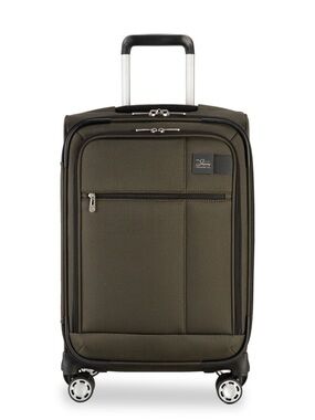 Skyway Sigma 7.0 Softside Carry-On Exp.Spinner Olive Luggage Classic Travel Bag